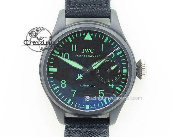 MIROTIME 0331 Pilot Mark XX IW328201 ZF 1:1 Best Edition Black Dial on Black Leather Strap A Affordable 7028